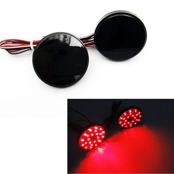 2x somke lens rear bumper tail brake round reflectorslight indicators 21smd for highlander sequoia noah voxy zrr70
2x somke lens rear bumper tail brake round reflectorslight indicators 21smd for highlander sequoia noah voxy zrr70