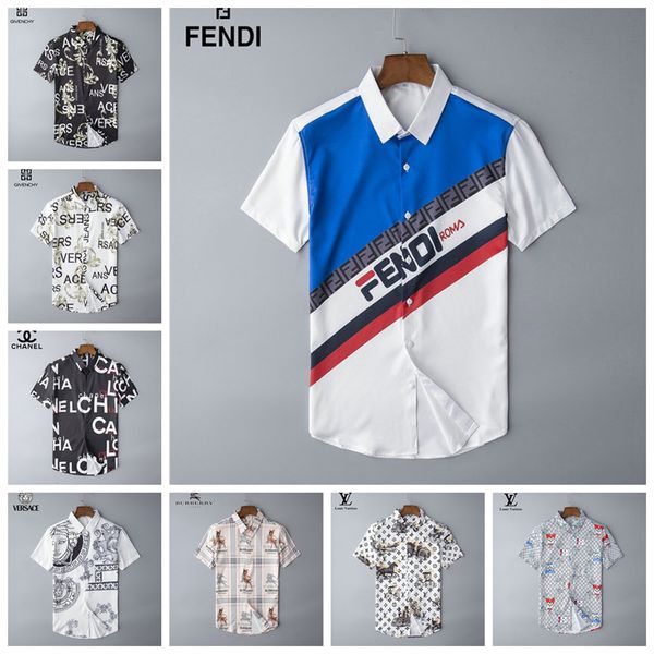 luxury mens designer short sleeve shirts firmate business dress shirts fashion casual brand shirt print slim shirt homme button up ds32, White;black
luxury mens designer short sleeve shirts firmate business dress shirts fashion casual brand shirt print slim shirt homme button up ds32, White;black