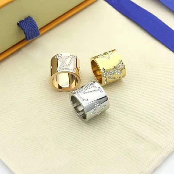 selling wide version of four-leaf clover alphabet diamond fashion designer ring luxury designer jewelry women ring, Golden;silver 
selling wide version of four-leaf clover alphabet diamond fashion designer ring luxury designer jewelry women ring, Golden;silver