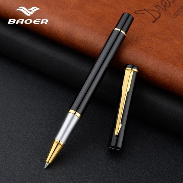 luxury rollerball pen baoer gel pen metal ball ballpoint papelar boligrafo stationery material escolar volume boligrafos
luxury rollerball pen baoer gel pen metal ball ballpoint papelar boligrafo stationery material escolar volume boligrafos