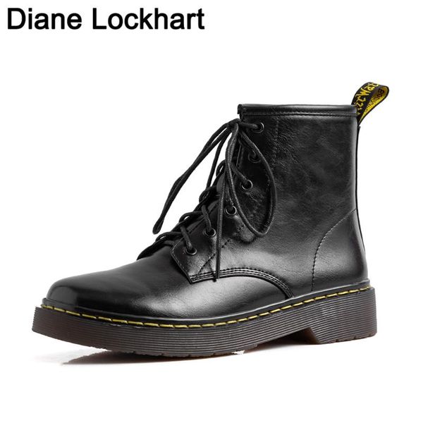 boots woman pu leather lace up shoes flat platform boots ladies ankle women dr.motorcycle punk bootts botas mujer, Black
boots woman pu leather lace up shoes flat platform boots ladies ankle women dr.motorcycle punk bootts botas mujer, Black