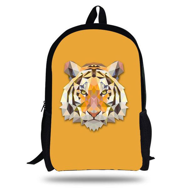 16inch animals tiger&lion geometic backpack for children fashion school bags for teenage boys girls bookbag
16inch animals tiger&lion geometic backpack for children fashion school bags for teenage boys girls bookbag