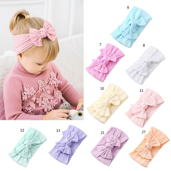 new baby nylon headband soft bowknot turban hair bands for children girls elastic headwrap hair accessories headbands, Slivery;white
new baby nylon headband soft bowknot turban hair bands for children girls elastic headwrap hair accessories headbands, Slivery;white