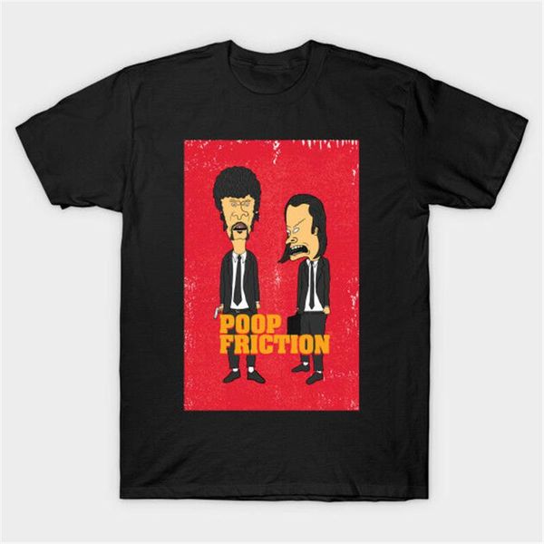 pulp fiction x beavis and butthead poop fiction funny black t-shirt loose size tee shirt, White;black
pulp fiction x beavis and butthead poop fiction funny black t-shirt loose size tee shirt, White;black