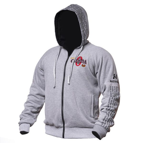 2019 new olympia men gyms hoodies gyms fitness bodybuilding sweatshirt pullover sportswear male workout hooded jacket clothing, Black
2019 new olympia men gyms hoodies gyms fitness bodybuilding sweatshirt pullover sportswear male workout hooded jacket clothing, Black