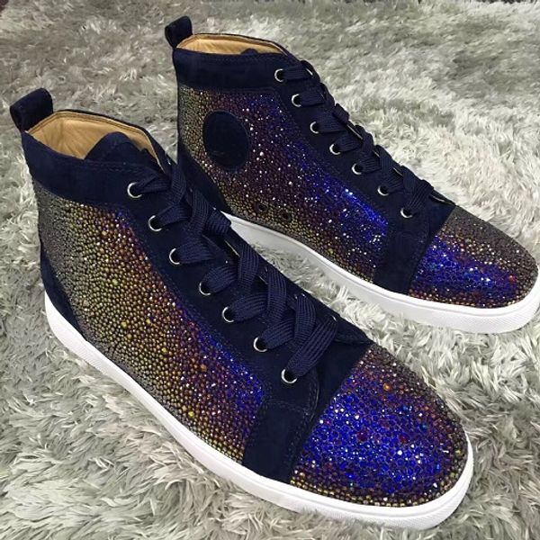 diamond sneakers shoes men,women leisure flats fashion red bottom strass sneaker shoes party dress luxury winter trainer size 35-47, Black
diamond sneakers shoes men,women leisure flats fashion red bottom strass sneaker shoes party dress luxury winter trainer size 35-47, Black