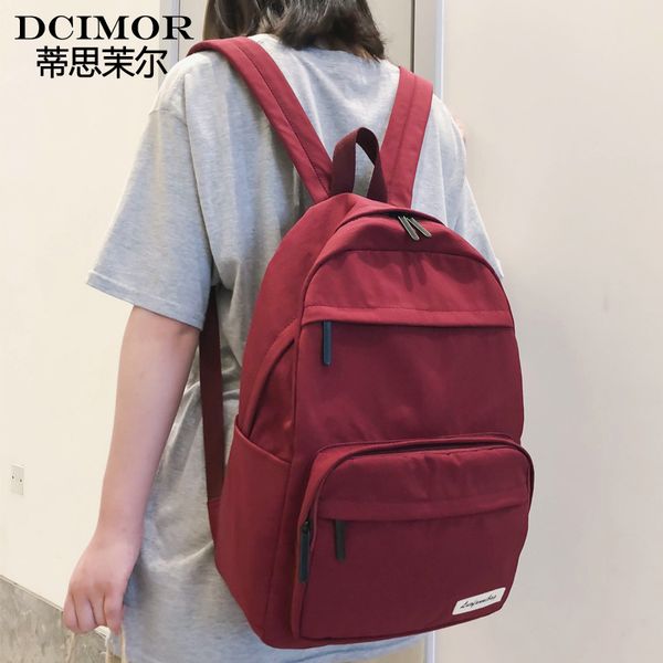 dcimor waterproof nylon women backpack female large capacity student schoolbag multi-pocket travel backpack teenage book mochila
dcimor waterproof nylon women backpack female large capacity student schoolbag multi-pocket travel backpack teenage book mochila