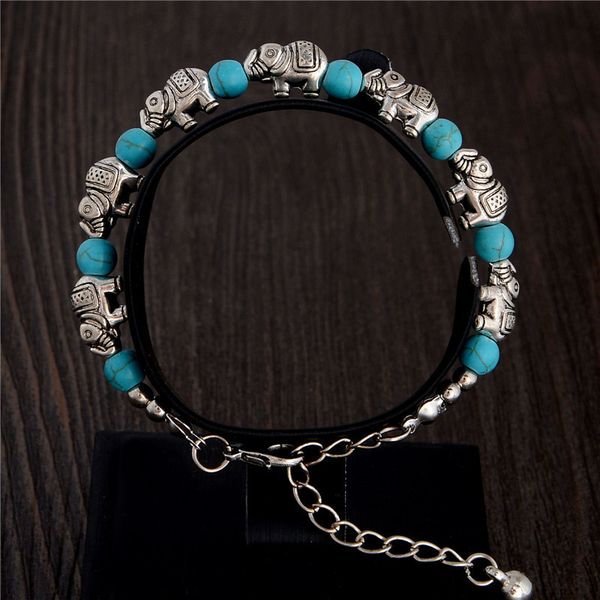 wholesale-elephant charm bracelets turquoise beads bracelets fashion jewelry green retro bracelet silver plated tb0003, Golden;silver
wholesale-elephant charm bracelets turquoise beads bracelets fashion jewelry green retro bracelet silver plated tb0003, Golden;silver