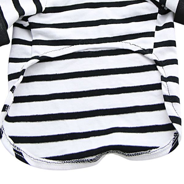 dog striped shirt summer pet clothes comfortable cotton dog clothes black and white stripes small pet t shirt
dog striped shirt summer pet clothes comfortable cotton dog clothes black and white stripes small pet t shirt