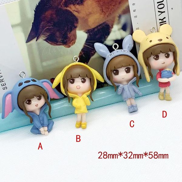 1pcs 32*58mm kawaii 3d simulation resin cartoon doll charm pendant for diy micro landscape decoration anime keychain accessories, Bronze;silver
1pcs 32*58mm kawaii 3d simulation resin cartoon doll charm pendant for diy micro landscape decoration anime keychain accessories, Bronze;silver