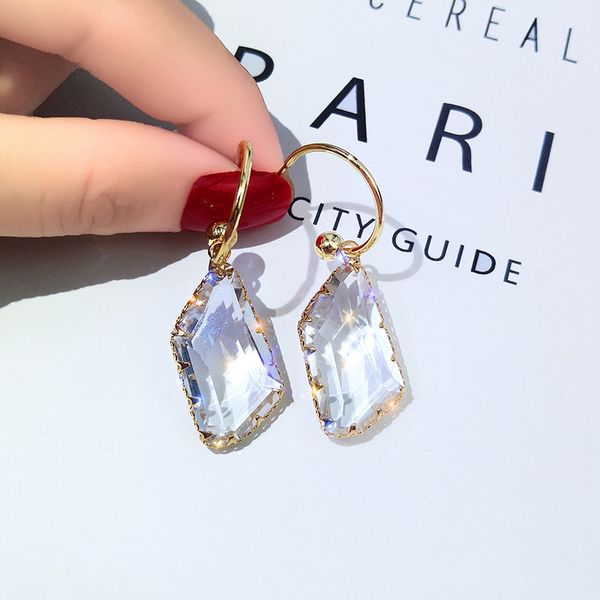 fyuan korea geometric drop earrings for women bijoux irregular transparent crystal drop earrings statement earring jewelry gifts, Silver
fyuan korea geometric drop earrings for women bijoux irregular transparent crystal drop earrings statement earring jewelry gifts, Silver
