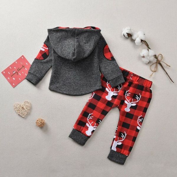 1-3years christmas elk toddler baby girl boy clothes hood plaid pants warm outfit, White
1-3years christmas elk toddler baby girl boy clothes hood plaid pants warm outfit, White