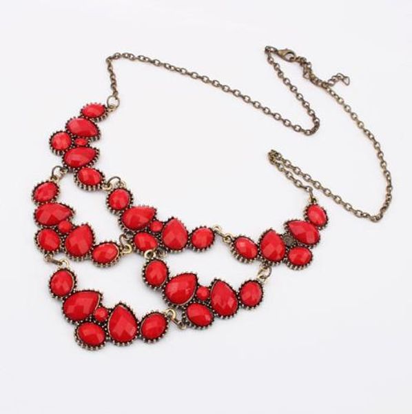 капля смолы драгоценного камня прекрасный choker bib ожерелье богемского бронзового металла красный зеленый 2colors, Golden;silver
капля смолы драгоценного камня прекрасный choker bib ожерелье богемского бронзового металла красный зеленый 2colors, Golden;silver