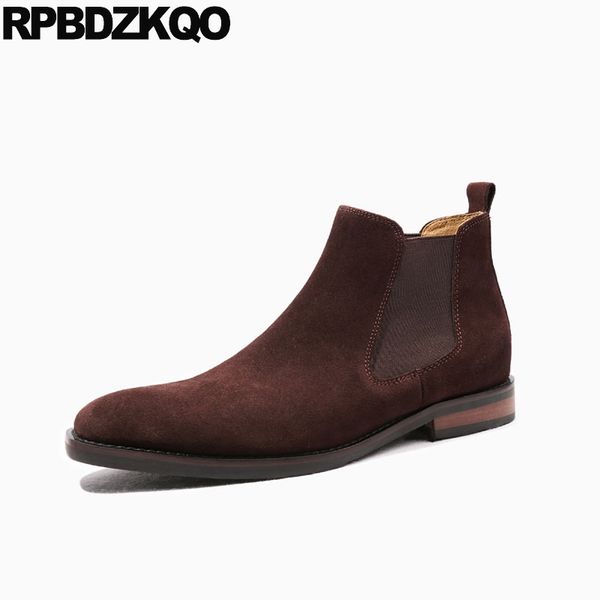 slip on genuine leather fall men's shoes short chunky ankle stylish square toe boots booties suede, Black
slip on genuine leather fall men's shoes short chunky ankle stylish square toe boots booties suede, Black