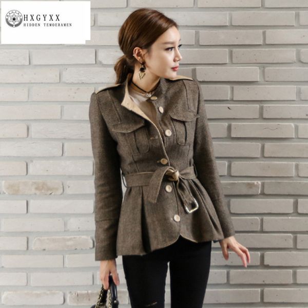 woolen coat female autumn winter new temperament slim outerwear small fragrance women parka short paragraph qq012, Black
woolen coat female autumn winter new temperament slim outerwear small fragrance women parka short paragraph qq012, Black