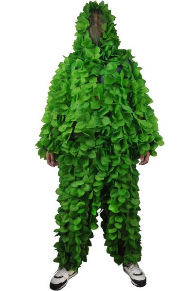 vilead green leaves camouflage suit hunting ghillie suit woodland camouflage hunting clothes camo sniper army uniform
vilead green leaves camouflage suit hunting ghillie suit woodland camouflage hunting clothes camo sniper army uniform