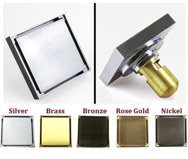 4" 10*10cm brass floor drain shower drainer deodorized high deodorizer tile insert grate
4" 10*10cm brass floor drain shower drainer deodorized high deodorizer tile insert grate
