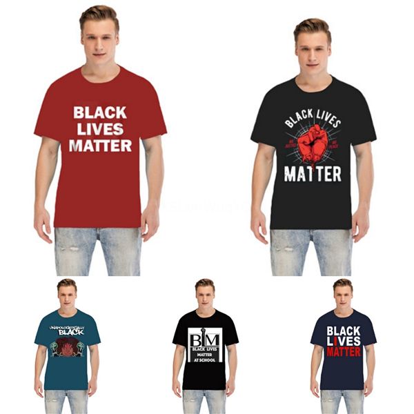 black lives mattersummer designer mens t shirt casual letter printed cotton short sleeve streetwear black white t-shirts tees luxury #37, Gray;blue
black lives mattersummer designer mens t shirt casual letter printed cotton short sleeve streetwear black white t-shirts tees luxury #37, Gray;blue