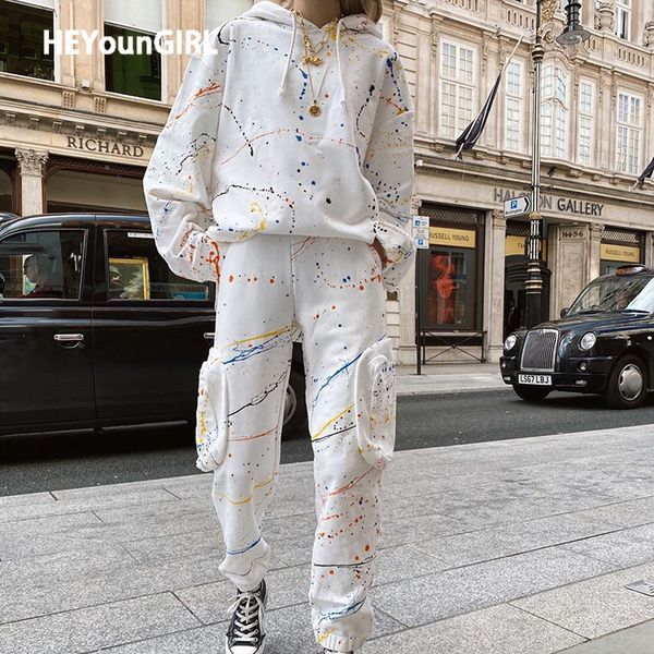 heyoungirl pockets printed casual sweatpants women fashion white long trousers ladies elastic high waist track pants streetwear, Black;white
heyoungirl pockets printed casual sweatpants women fashion white long trousers ladies elastic high waist track pants streetwear, Black;white