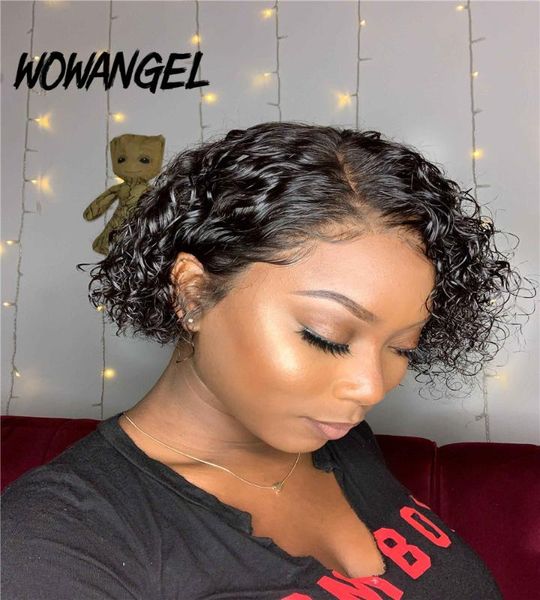 wowangel pixie cut lace wig blunt cut bob wig preplucked short curly human hair 13x6 lace front human hair wigs pre plucked, Black;brown
wowangel pixie cut lace wig blunt cut bob wig preplucked short curly human hair 13x6 lace front human hair wigs pre plucked, Black;brown