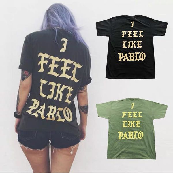 i feel like pablo kanye cotton city limited couple letter printing t-shirt 2020, White;black
i feel like pablo kanye cotton city limited couple letter printing t-shirt 2020, White;black