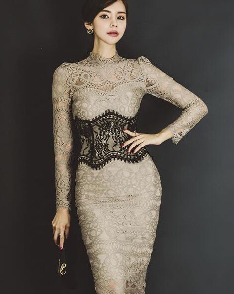 summer new korean temperament 2019 lace temperament slim bag hip dress, Black;gray
summer new korean temperament 2019 lace temperament slim bag hip dress, Black;gray