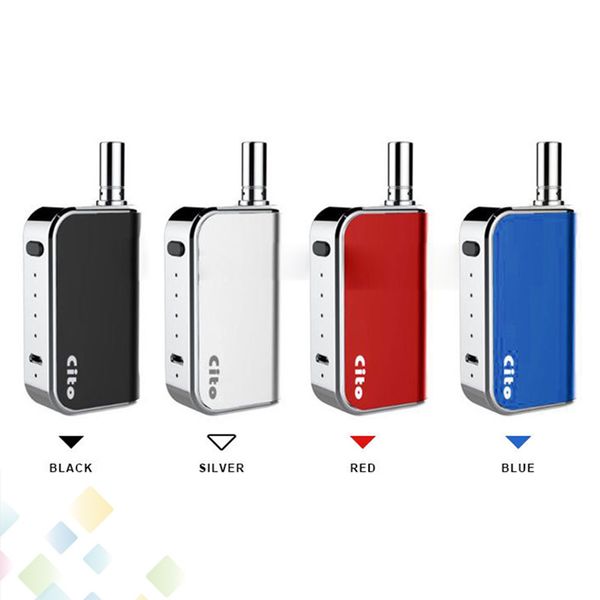 Authentic Cito Kit 400mAh Battery Box Mod 2 in 1 Kits Wax Atomizer Ceramic Coils Thick Oil Cartridges Update iThor
Authentic Cito Kit 400mAh Battery Box Mod 2 in 1 Kits Wax Atomizer Ceramic Coils Thick Oil Cartridges Update iThor