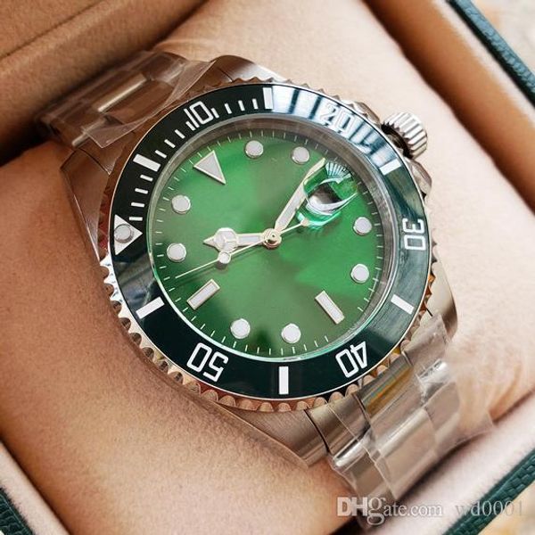 luxury 40mm green ceramic bezel men's mechanical stainless steel automatic movement designer luxury watch sports automatic winding watc, Slivery;brown
luxury 40mm green ceramic bezel men's mechanical stainless steel automatic movement designer luxury watch sports automatic winding watc, Slivery;brown