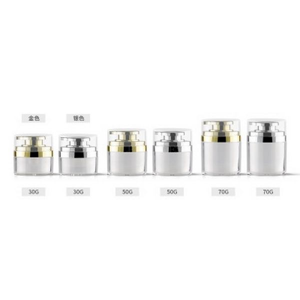 30g 50g 70g empty acrylic cream jars,vacuum bottle,press cream cans,sample vials,airless cosmetic containers 200pcs/lot
30g 50g 70g empty acrylic cream jars,vacuum bottle,press cream cans,sample vials,airless cosmetic containers 200pcs/lot