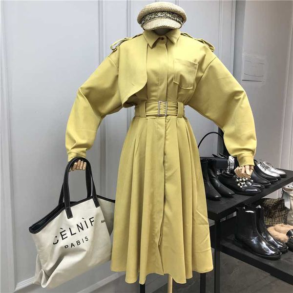 2020 spring autumn new trench coat female long outwear jacket womens long sleeve loose coats casual oversize clothing sashes, Tan;black
2020 spring autumn new trench coat female long outwear jacket womens long sleeve loose coats casual oversize clothing sashes, Tan;black