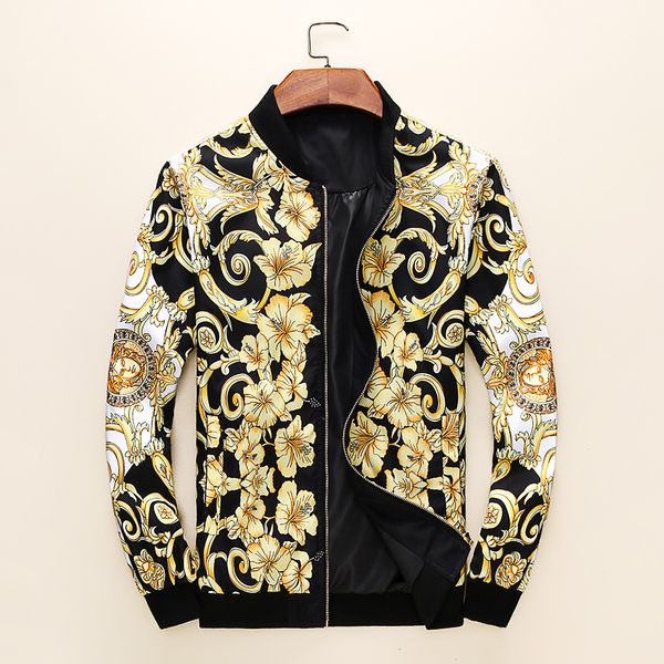 2020 autumn jackets windproof lapel floral print zipper mens casual coat biker jacket slim s fashion designer brand clothes size m-3xl, Black;brown
2020 autumn jackets windproof lapel floral print zipper mens casual coat biker jacket slim s fashion designer brand clothes size m-3xl, Black;brown