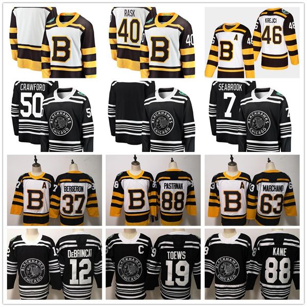 2019 winter classic chicago jersey blackhawks boston bruins toews debrincat patrick kane seabrook crawford pastrnak bergeron marchand chara, Black;red
2019 winter classic chicago jersey blackhawks boston bruins toews debrincat patrick kane seabrook crawford pastrnak bergeron marchand chara, Black;red