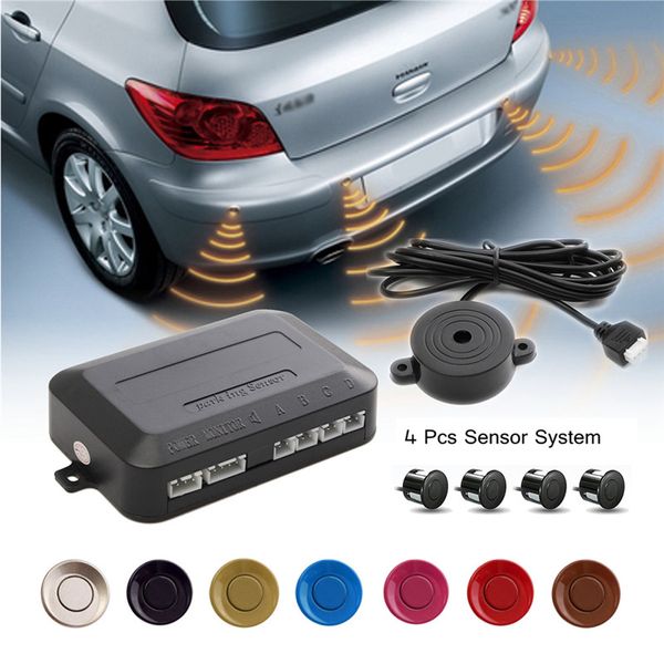 original new dc 12v 200ma parking sensor colorful radar recoil car buzzer alarm system 4 kit auto car accessories camping
original new dc 12v 200ma parking sensor colorful radar recoil car buzzer alarm system 4 kit auto car accessories camping