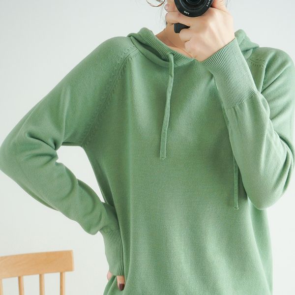 women sweater 2020 spring and autumn new sweater hoodie women's fashion casual loose solid color long sleeve knitted pullover, White;black
women sweater 2020 spring and autumn new sweater hoodie women's fashion casual loose solid color long sleeve knitted pullover, White;black