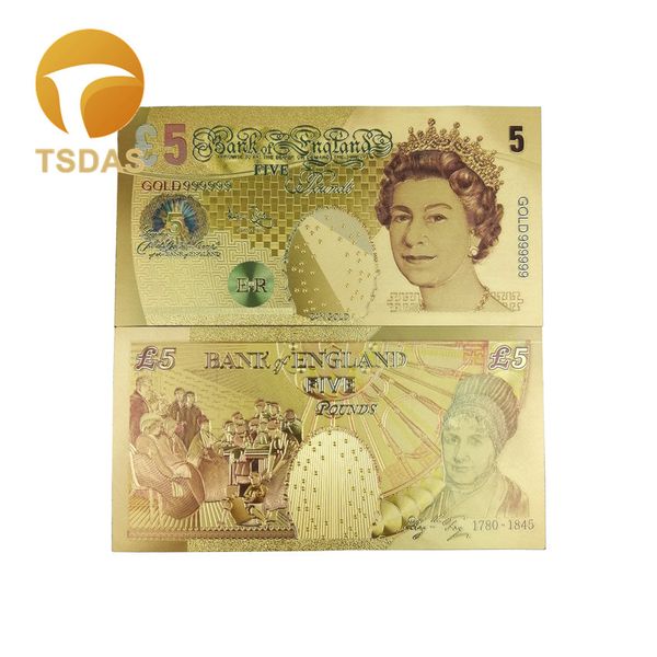 24k gold foil banknote british 5 pounds note in 24k gold plated colored uk gold banknote for collection business gifts 10pcs/lot
24k gold foil banknote british 5 pounds note in 24k gold plated colored uk gold banknote for collection business gifts 10pcs/lot
