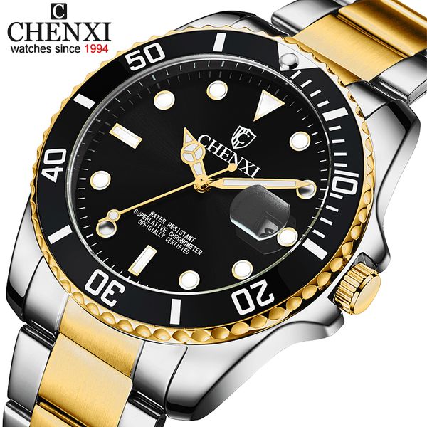 chenxi fashion men watches men's creative business quartz clock waterproof watch male stainless steel watches relogio masculino, Slivery;brown
chenxi fashion men watches men's creative business quartz clock waterproof watch male stainless steel watches relogio masculino, Slivery;brown