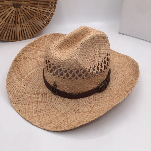 cloches hukaili cowboy hats straw leather women men western hat for dad gentleman lady sombrero hombre jazz caps, Blue;gray
cloches hukaili cowboy hats straw leather women men western hat for dad gentleman lady sombrero hombre jazz caps, Blue;gray