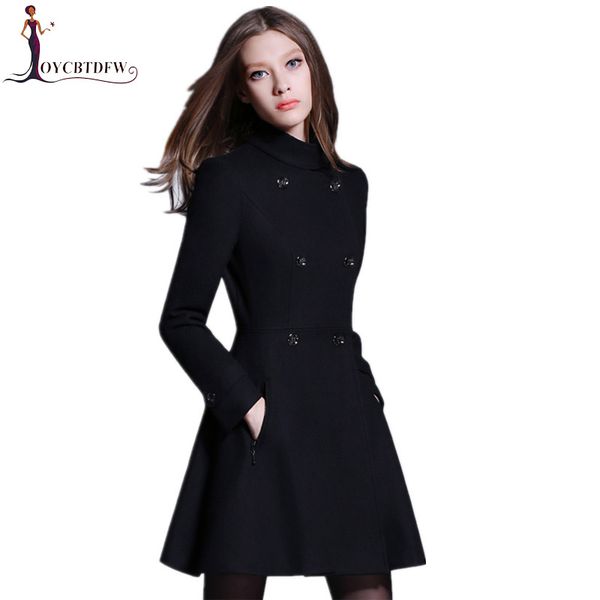 women woolen coat 2018 winter new large size double-breasted cashmere jacket mid long slim black female woolen outerwear dd0818
women woolen coat 2018 winter new large size double-breasted cashmere jacket mid long slim black female woolen outerwear dd0818