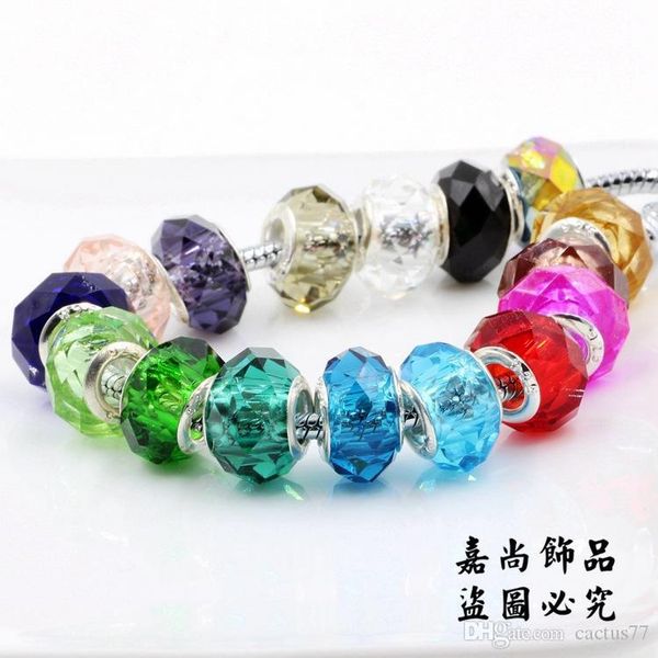 16 colors loose clear rose murano glass crystal faceted rondelle spacer big hole charms beads fit diy european bracelets
16 colors loose clear rose murano glass crystal faceted rondelle spacer big hole charms beads fit diy european bracelets