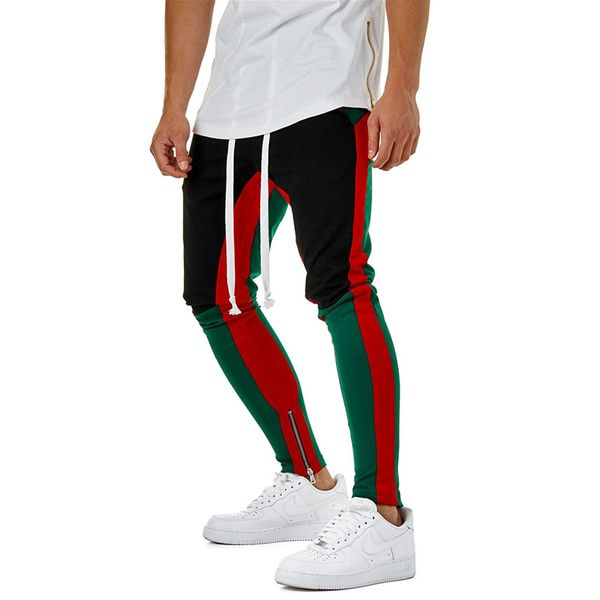 block patchwork stripe harem pants mens 2018 autumn casual zipper pockets joggers sweatpants male cotton ankle zipper trousers, Black
block patchwork stripe harem pants mens 2018 autumn casual zipper pockets joggers sweatpants male cotton ankle zipper trousers, Black