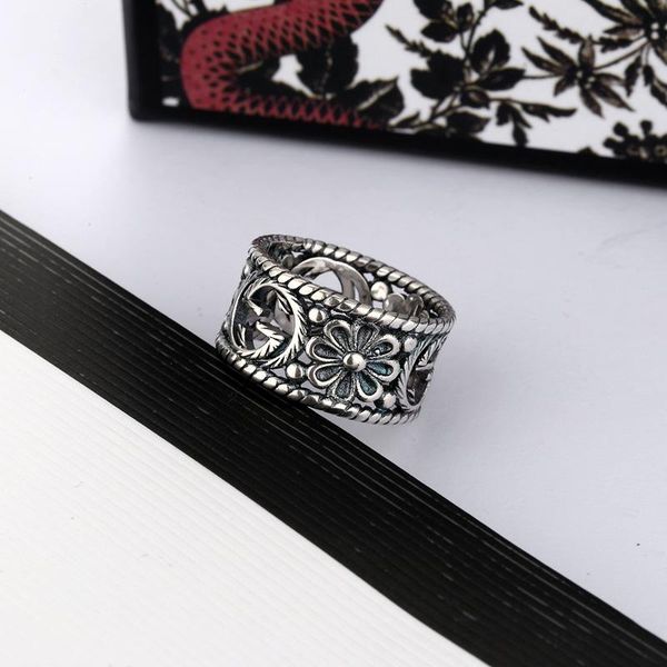 ring alloy ring simple retro style comprehensive small flower carving ring fashion jewelry supply, Silver
ring alloy ring simple retro style comprehensive small flower carving ring fashion jewelry supply, Silver