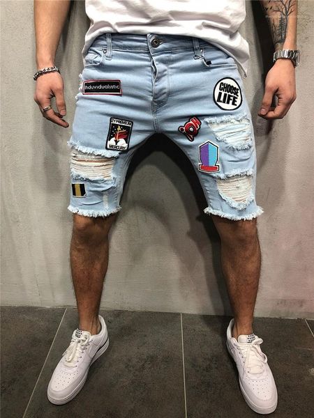 jeans shorts casual hemme loose burrs shorts geometric applique man summer shorts zipper fly holes man, White;black
jeans shorts casual hemme loose burrs shorts geometric applique man summer shorts zipper fly holes man, White;black