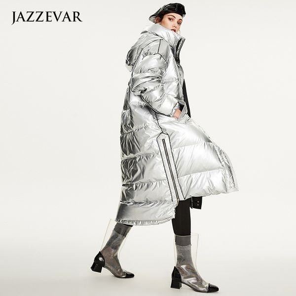 2019 winter fashion street womens edgy sliver long down jackets cool girls zipper hooded down coat outerwear, Black
2019 winter fashion street womens edgy sliver long down jackets cool girls zipper hooded down coat outerwear, Black