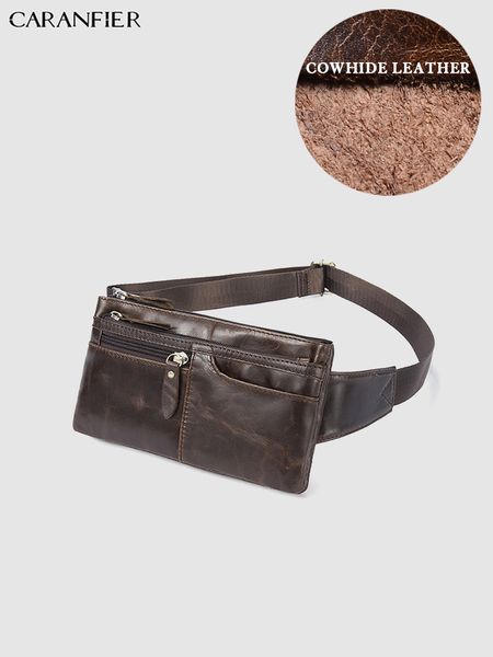 caranfier mens waist pack genuine cowhide leather business solid color multi-functional large capacity zipper shoulder bags
caranfier mens waist pack genuine cowhide leather business solid color multi-functional large capacity zipper shoulder bags
