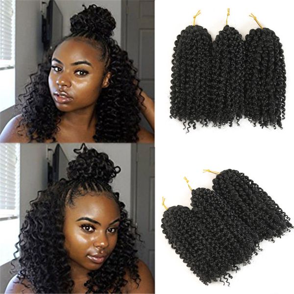 crochet braids kinky twist hair 8 inches curly crochet hair braids ombre synthetic extensions
crochet braids kinky twist hair 8 inches curly crochet hair braids ombre synthetic extensions
