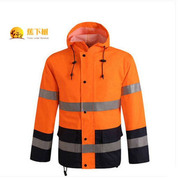 raincoat work clothes safe raincoat reflective clothing manufacturers supply wholesale waterproof high visibility clothing, Black;brown
raincoat work clothes safe raincoat reflective clothing manufacturers supply wholesale waterproof high visibility clothing, Black;brown