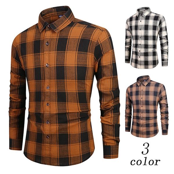 mature men's long sleeve button colored plaid shirt turn-down collar casual fashion blouse shirts, White;black
mature men's long sleeve button colored plaid shirt turn-down collar casual fashion blouse shirts, White;black