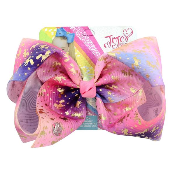 1piece 8" jojo clip large rainbow unicorn bow-knot print grosgrain ribbon hair bows with clip kids handmade hair accessory
1piece 8" jojo clip large rainbow unicorn bow-knot print grosgrain ribbon hair bows with clip kids handmade hair accessory