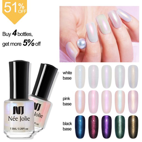 nee jolie 7.5ml pearl shell nail polish 3.5ml shiny glimmer nail art polish varnish for nails art design 5 colors
nee jolie 7.5ml pearl shell nail polish 3.5ml shiny glimmer nail art polish varnish for nails art design 5 colors