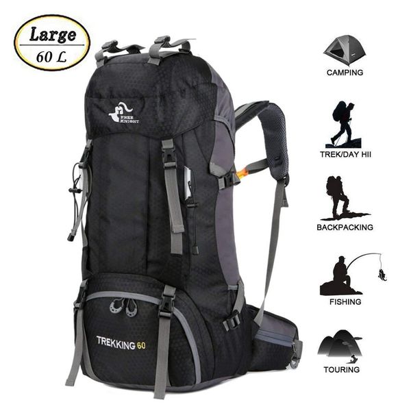 60l waterproof travel backpack climbing hiking tactical backpacks rain cover bag camping mountaineering outdoor backpack
60l waterproof travel backpack climbing hiking tactical backpacks rain cover bag camping mountaineering outdoor backpack